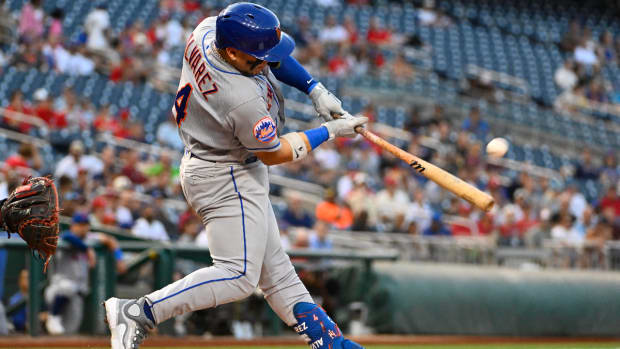 New York Mets catcher Francisco Alvarez